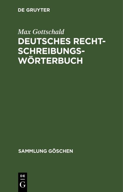 Produktbild: Deutsches Rechtschreibungsw&ouml;rterbuch