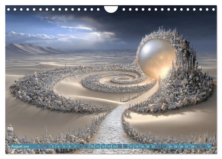 Produktbild: Zwischen Licht und Stille - Tr&auml;ume aus Licht und Form (Wandkalender 2026 DIN A4 quer), CALVENDO Monatskalender