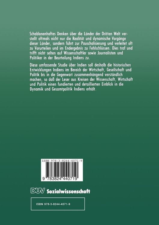 Produktbild: Indien: Wirtschaft, Verfassung, Politik
