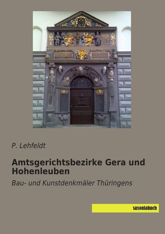 Produktbild: Amtsgerichtsbezirke Gera und Hohenleuben