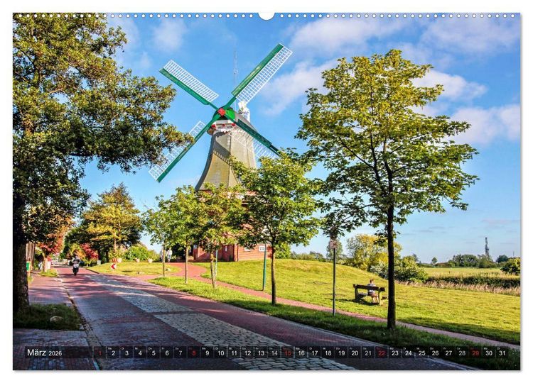 Produktbild: Malerisches Greetsiel (Wandkalender 2026 DIN A2 quer), CALVENDO Monatskalender