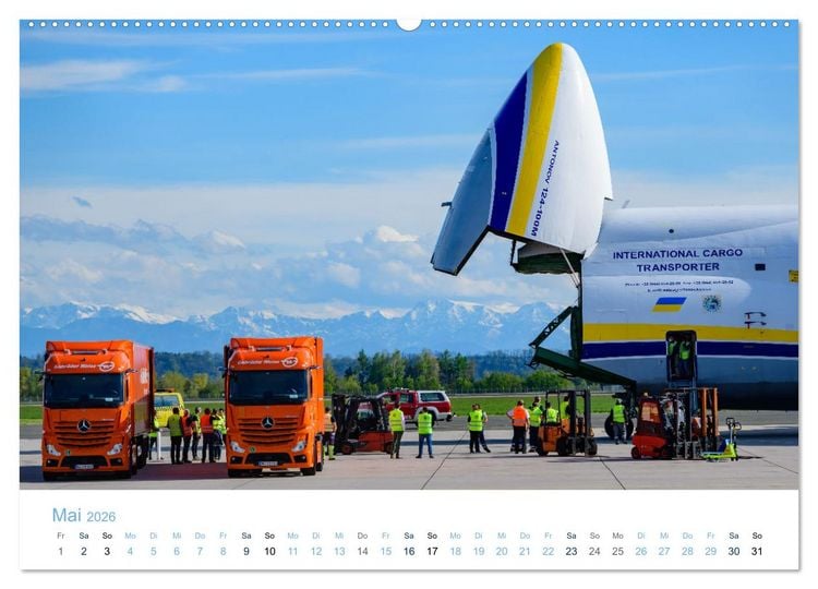 Produktbild: Antonov Airlines, Transportflugzeuge der Superlative (hochwertiger Premium Wandkalender 2026 DIN A2 quer), Kunstdruck in Hochglanz