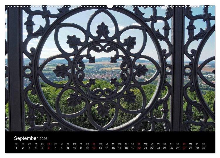 Produktbild: Der Gusseiserne Turm zu L&ouml;bau (hochwertiger Premium Wandkalender 2026 DIN A2 quer), Kunstdruck in Hochglanz
