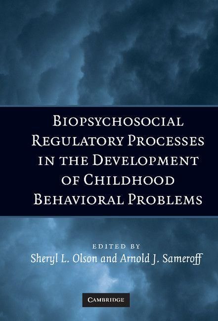 Produktbild: Biopsychosocial Regulatory Processes in the Development of Childhood Behavioral Problems