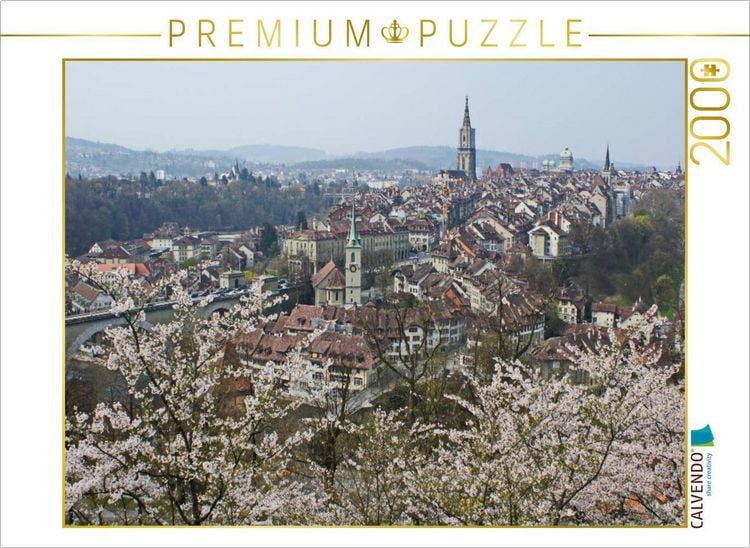 Produktbild: CALVENDO Puzzle Berner Altstadt vom Rosengarten aus | 2000 Teile Lege-Gr&ouml;&szlig;e 90x67cm Foto-Puzzle f&uuml;r gl&uuml;ckliche Stunden