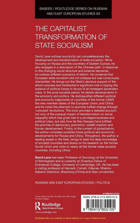 Produktbild: The Capitalist Transformation of State Socialism