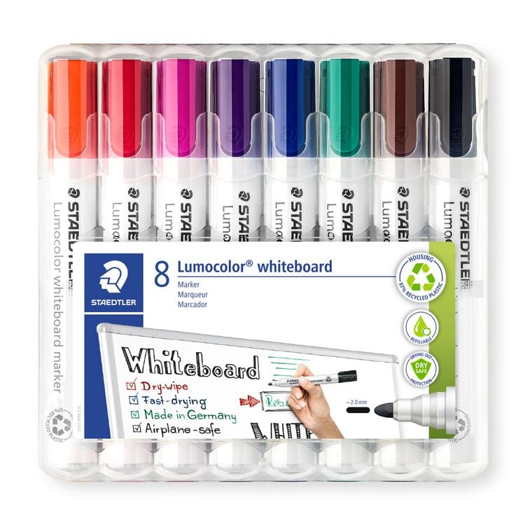 Produktbild: STAEDTLER Whiteboardmarker Lumocolor 8er Set