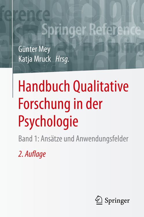 Produktbild: Handbuch Qualitative Forschung in der Psychologie