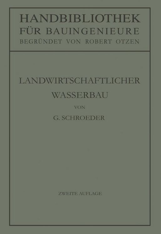 Produktbild: Landwirtschaftlicher Wasserbau