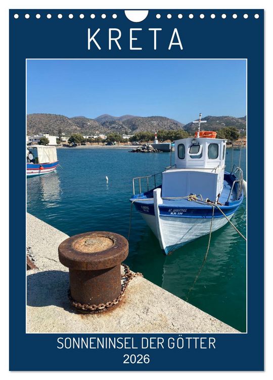 Produktbild: KRETA SONNENINSEL DER G&Ouml;TTER (Wandkalender 2026 DIN A4 hoch), CALVENDO Monatskalender