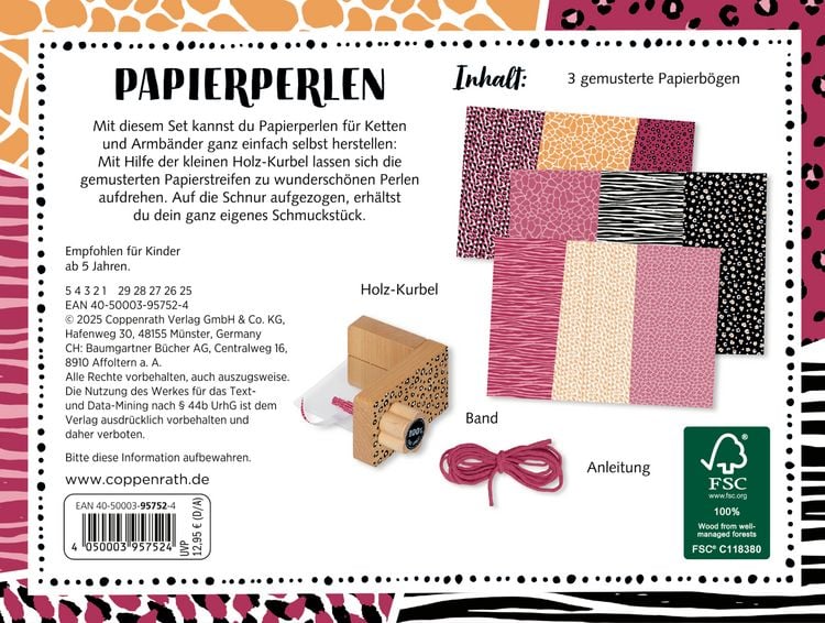 Produktbild: Papierperlen zum Selbermachen