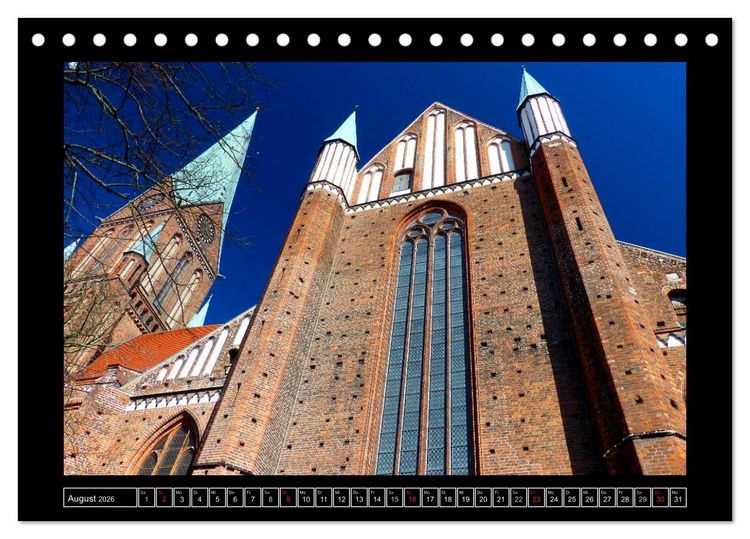 Produktbild: Residenzstadt Schwerin (Tischkalender 2026 DIN A5 quer), CALVENDO Monatskalender