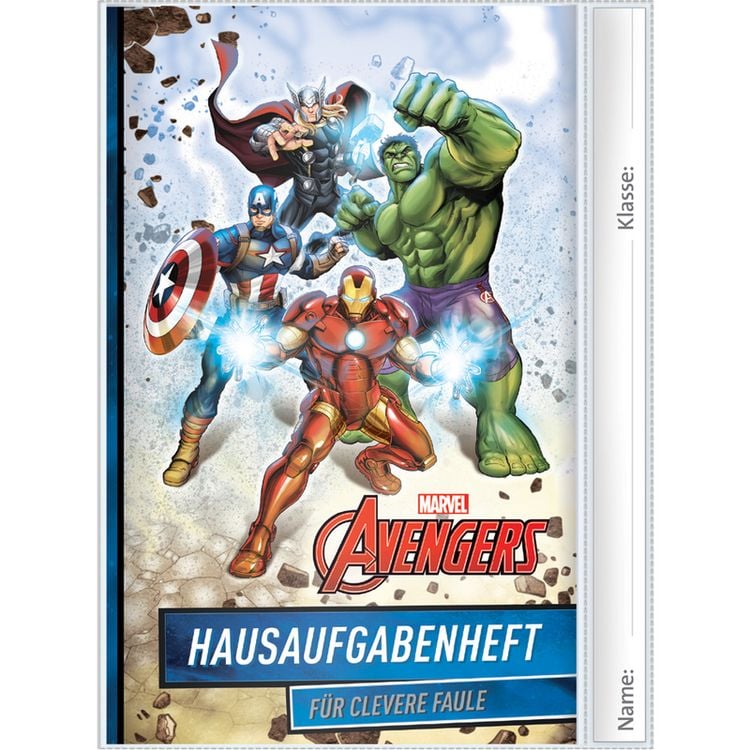Produktbild: Roth-Hausaufgabenhefte - Lizenzen f&uuml;r clevere Faule, Marvel Avengers