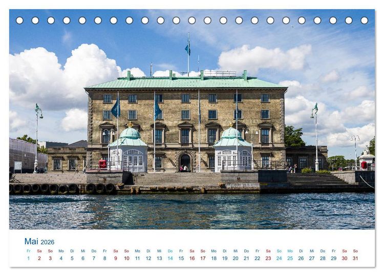 Produktbild: Sch&ouml;nes Kopenhagen (Tischkalender 2026 DIN A5 quer), CALVENDO Monatskalender