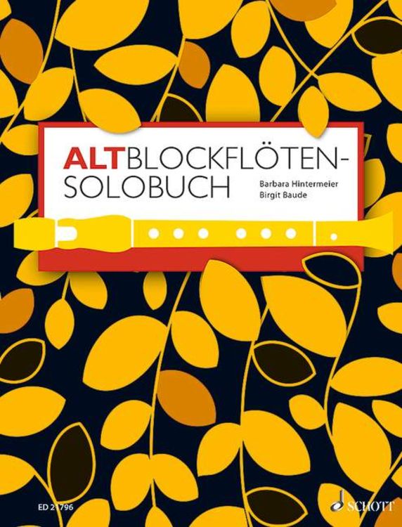 Bild vom Artikel Altblockflöten-Solobuch vom Autor Barbara Hintermeier
