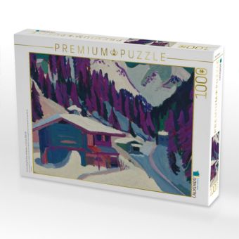 Produktbild: CALVENDO Puzzle Ernst Ludwig Kirchner. Wildboden im Schnee, 1924/26 | 1000 Teile Lege-Gr&ouml;&szlig;e 64x48cm Foto-Puzzle f&uuml;r gl&uuml;ckliche Stunden