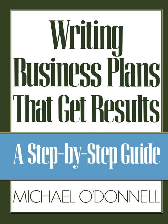 Produktbild: Writing Business Plans That Get Results