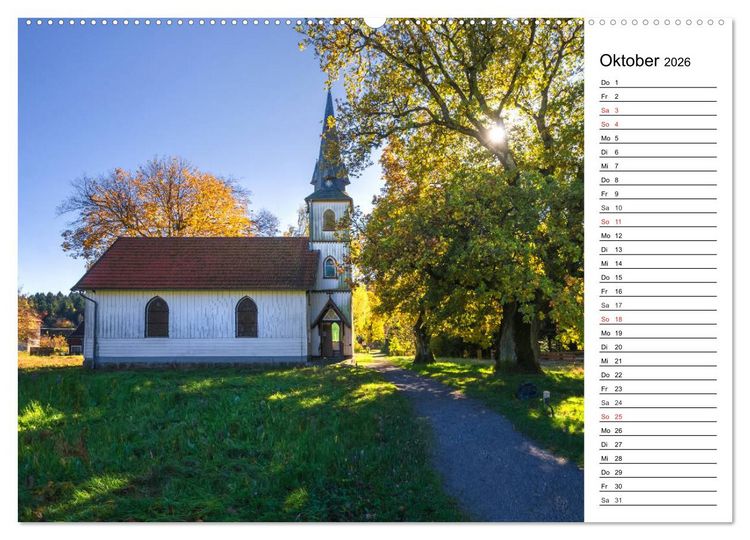 Produktbild: Landschaften im Harz (hochwertiger Premium Wandkalender 2026 DIN A2 quer), Kunstdruck in Hochglanz