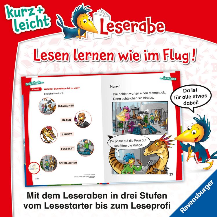 Produktbild: Leserabe 1. Lesestufe Kurz und leicht - Befreit die Dinos!