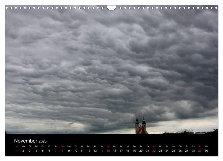 Produktbild: Wolken (Wandkalender 2026 DIN A3 quer), CALVENDO Monatskalender