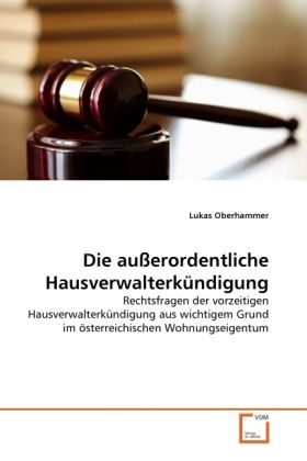 Produktbild: Oberhammer, L: Die au&szlig;erordentliche Hausverwalterk&uuml;ndigung