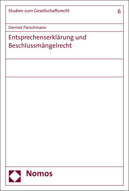 Produktbild: Entsprechenserkl&auml;rung und Beschlussm&auml;ngelrecht