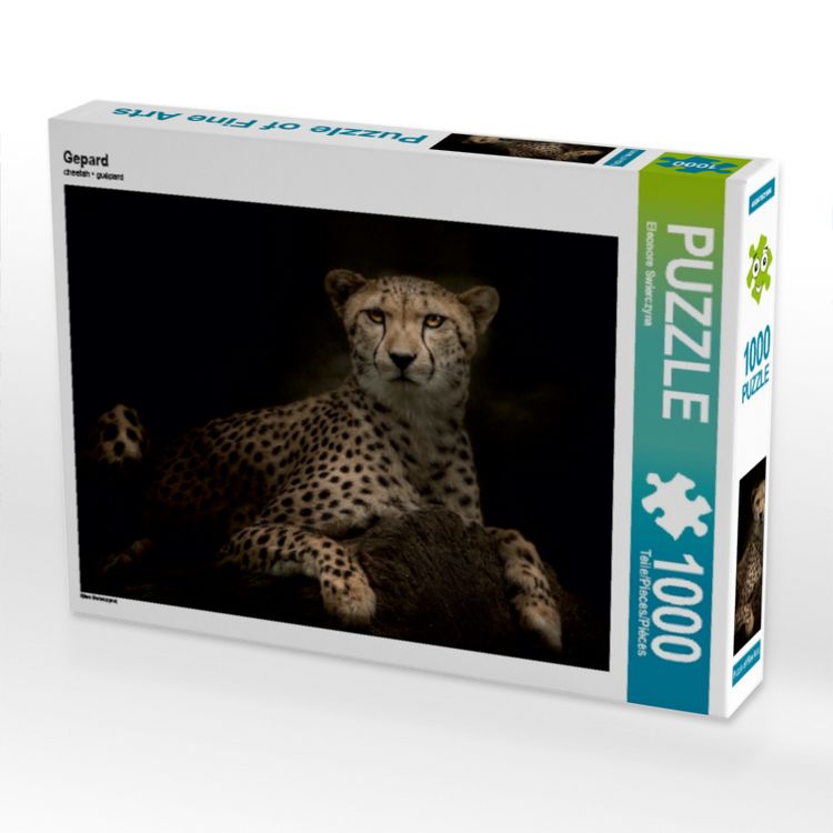 Produktbild: CALVENDO Puzzle Gepard 1000 Teile Puzzle quer | 1000 Teile Lege-Gr&ouml;&szlig;e 64 &times; 48 cm Foto-Puzzle f&uuml;r gl&uuml;ckliche Stunden