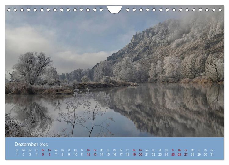 Produktbild: Das Jahr an der Naab zwischen Burglengenfeld und Kallm&uuml;nz (Wandkalender 2026 DIN A4 quer), CALVENDO Monatskalender