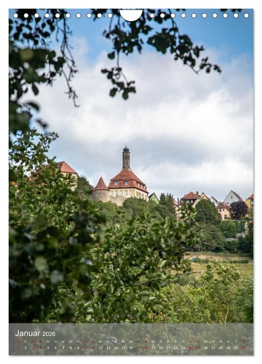 Produktbild: Rothenburg und Umgebung (Wandkalender 2026 DIN A4 hoch), CALVENDO Monatskalender
