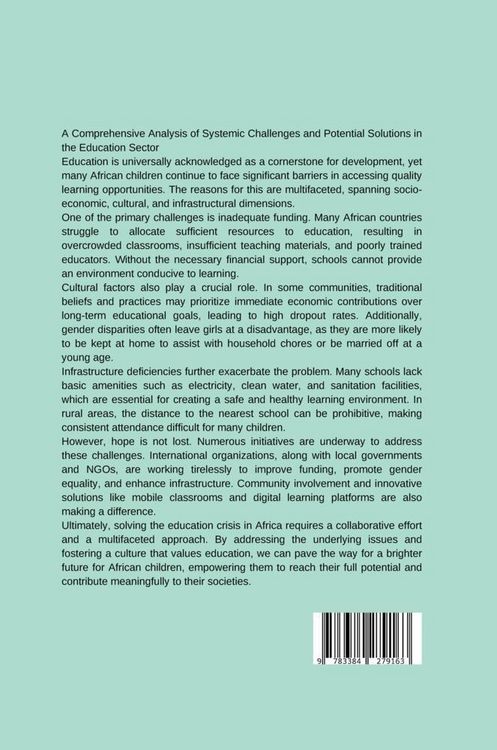 Produktbild: Broken Foundations: Why African Children Aren't Learning