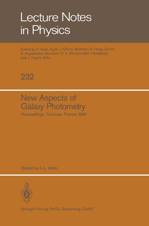 Bild vom Artikel New Aspects of Galaxy Photometry vom Autor Jean-Luc Nieto