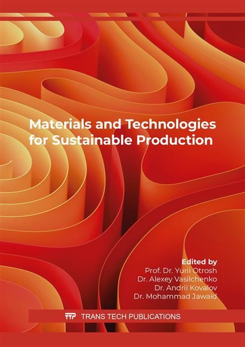 Produktbild: Materials and Technologies for Sustainable Production
