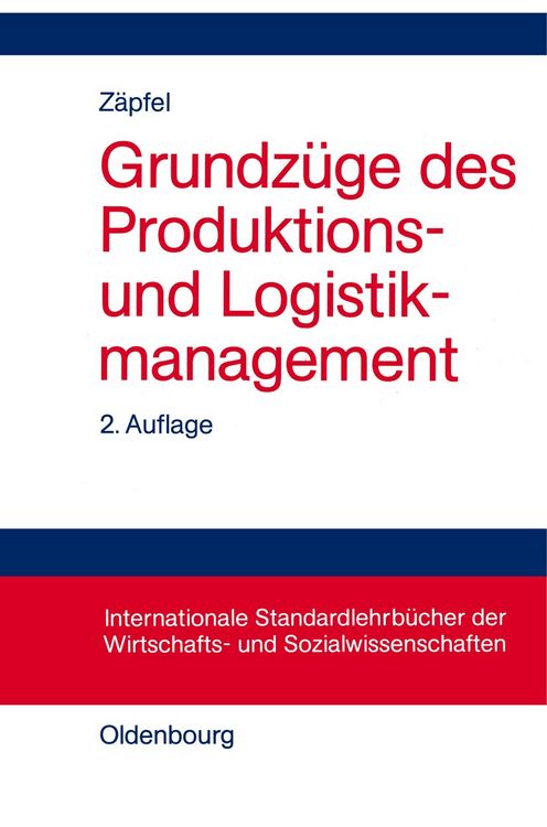 Produktbild: Grundz&uuml;ge des Produktions- und Logistikmanagement