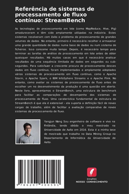 Produktbild: Refer&ecirc;ncia de sistemas de processamento de fluxo cont&iacute;nuo: StreamBench