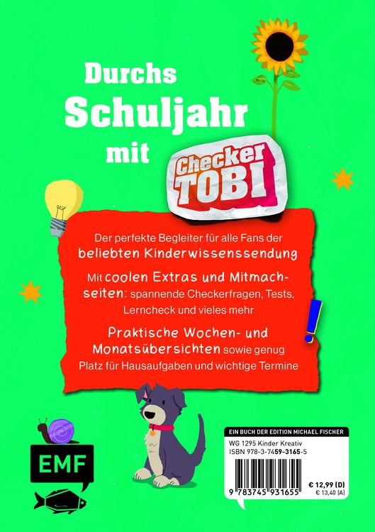 Produktbild: Checker Tobi &ndash; Sch&uuml;lerkalender 2026/2027