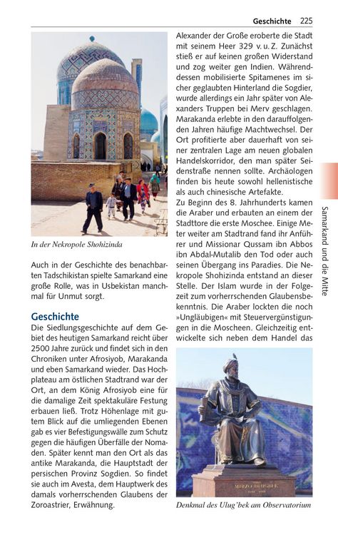 TRESCHER Reiseführer Usbekistan