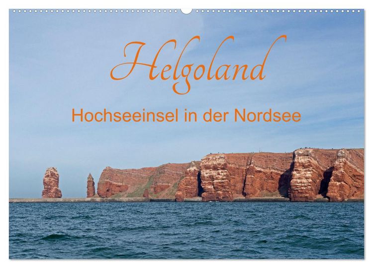 Produktbild: Helgoland - Hochseeinsel in der Nordsee (Wandkalender 2026 DIN A2 quer), CALVENDO Monatskalender