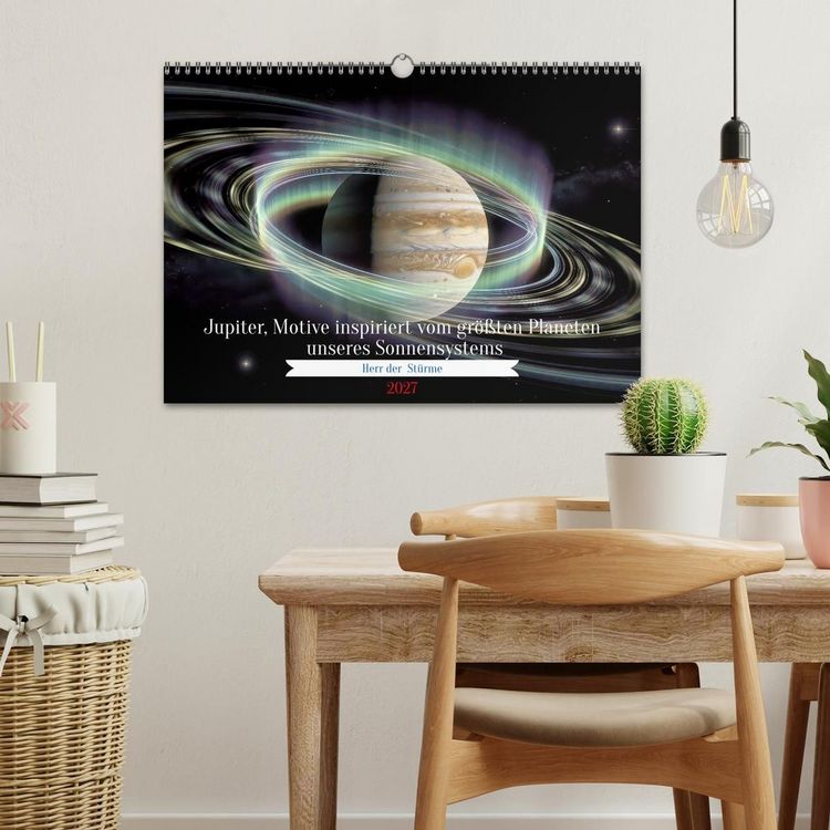Produktbild: Jupiter, Motive inspiriert vom gr&ouml;&szlig;ten Planeten unseres Sonnensystems (Wandkalender 2027 DIN A3 quer), CALVENDO Monatskalender