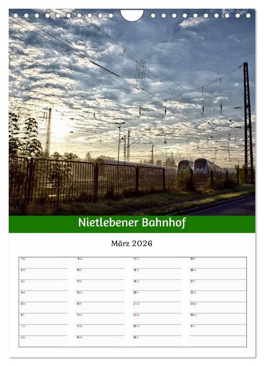 Produktbild: Natursch&ouml;nheiten aus Halle (Saale) (Wandkalender 2026 DIN A4 hoch), CALVENDO Monatskalender