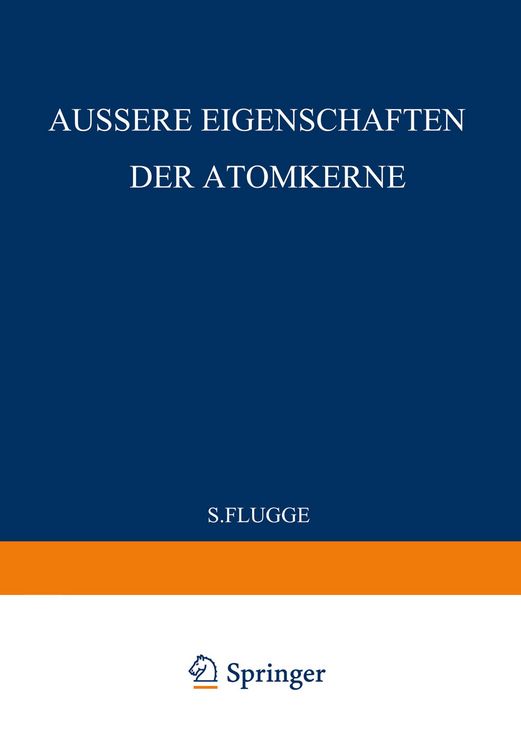 Produktbild: External Properties of Atomic Nuclei / &Auml;ussere Eigenschaften der Atomkerne