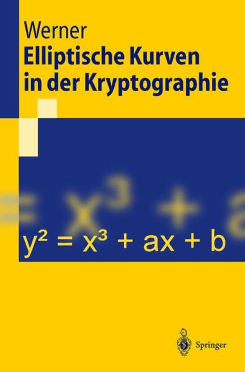 Produktbild: Elliptische Kurven in der Kryptographie