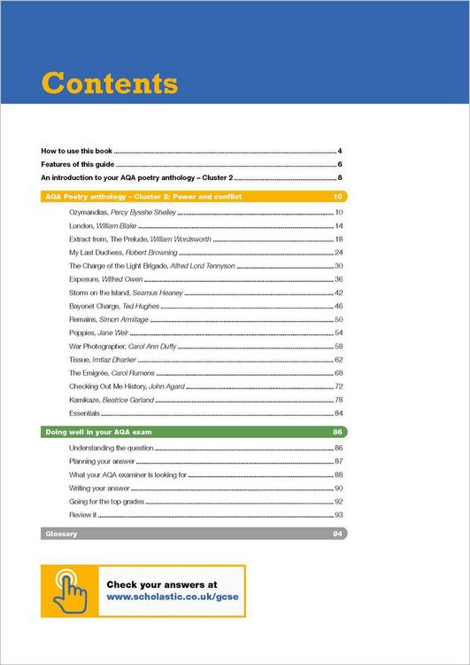 Produktbild: Power and Conflict AQA Poetry Anthology