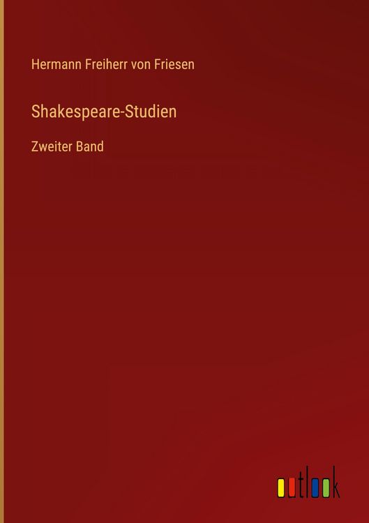Produktbild: Shakespeare-Studien