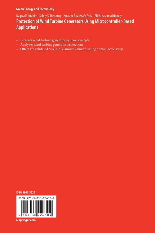 Produktbild: Protection of Wind Turbine Generators Using Microcontroller-Based Applications