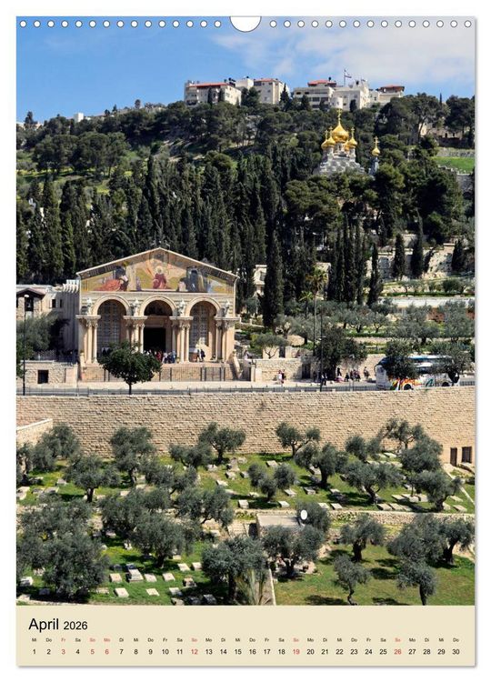 Produktbild: Jerusalem - Jeruschalajim (Wandkalender 2026 DIN A3 hoch), CALVENDO Monatskalender