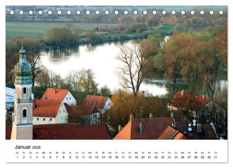 Produktbild: Straubing, liebenswerte Stadt im G&auml;uboden (Tischkalender 2026 DIN A5 quer), CALVENDO Monatskalender