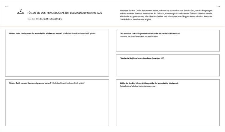 Das Kleiderschrank-Projekt. Praxisbuch