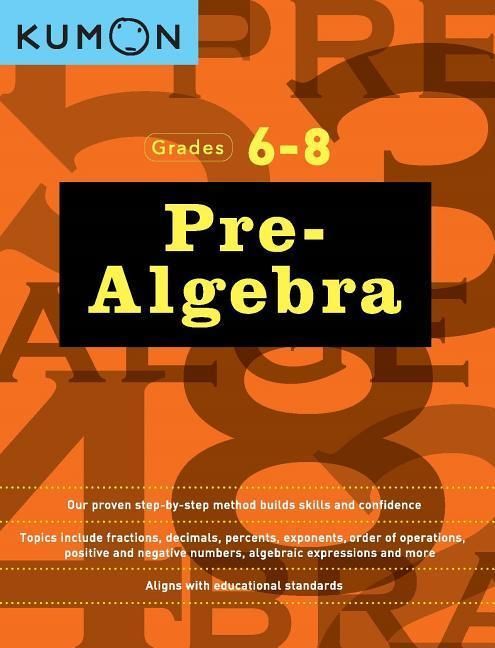 Produktbild: Kumon Grades 6-8 Pre-Algebra