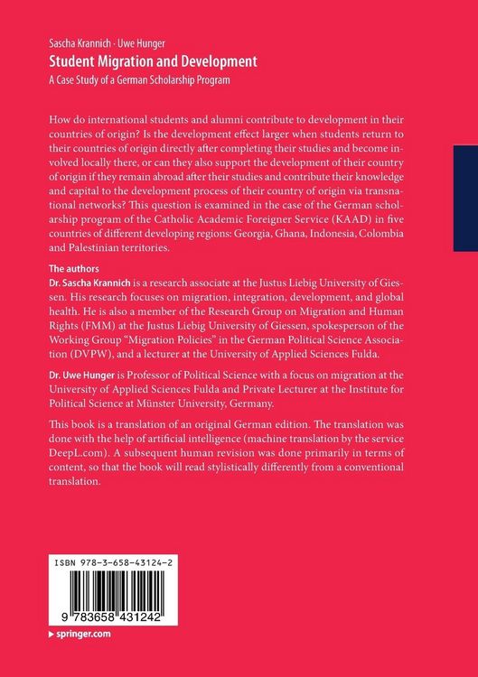 Produktbild: Student Migration and Development