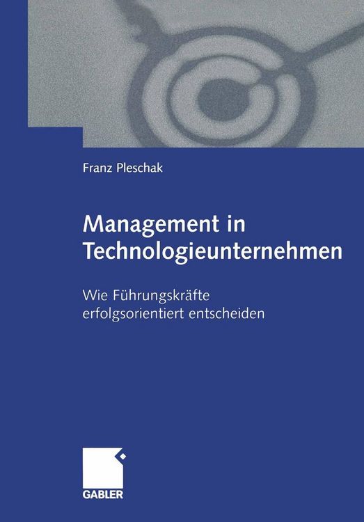 Produktbild: Management in Technologieunternehmen